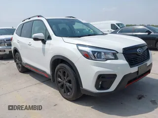 2020 Subaru Forester Special Sports with VIN JF2SKALCXLH569282, listed as a IAAI auction lot 42310336 with 97,886 mi miles and . Bid and sale history available at DreamBid. Image 1.