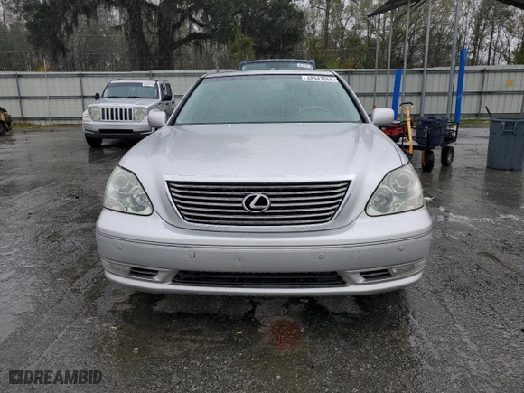 2006 Lexus LS 430 with VIN JTHBN36F565032797, listed as a Copart auction lot 48947065 with 192,239 mi miles and Salvage Title. Bid and sale history available at carsss.com. Image 5.