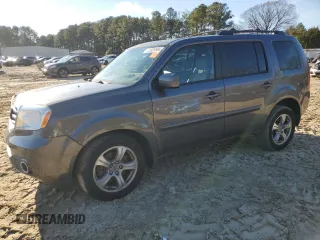 2014 Honda Pilot EX-L with VIN 5FNYF4H77EB030857, listed as a Copart auction lot 85809984 with 131,602 mi miles and Salvage title. Bid and sale history available at DreamBid. Image 1.
