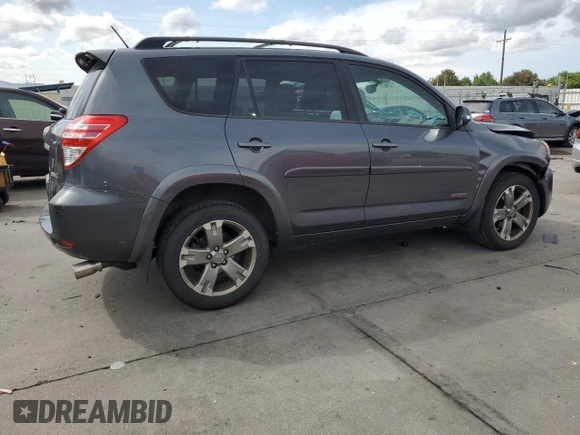 2011 Toyota RAV4 Sport with VIN JTMRK4DV2B5105756, listed as a Copart auction lot 61230365 with 145,626 mi miles and Salvage title. Bid and sale history available at DreamBid. Image 3.