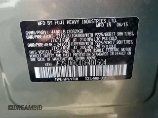 2016 Subaru Forester 2.5i with VIN JF2SJABC4GH401504, listed as a Copart auction lot 69479432 with 27,240 mi miles. Bid and sale history available at carsss.com. Image 13.