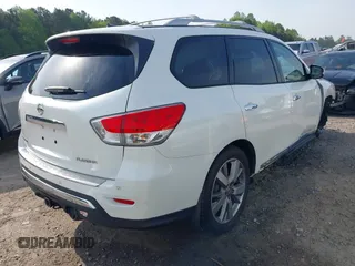 2015 Nissan Pathfinder Platinum with VIN 5N1AR2MN3FC641223, listed as a IAAI auction lot 42013024 with 148,673 mi miles and . Bid and sale history available at DreamBid. Image 4.