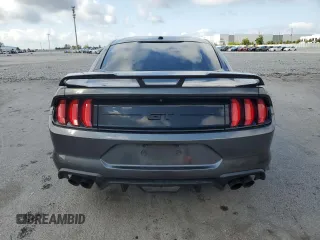 2019 Ford Mustang GT with VIN 1FA6P8CF3K5142116, listed as a Copart auction lot 55519545 with 48,058 mi miles and Salvage title. Bid and sale history available at DreamBid. Image 6.