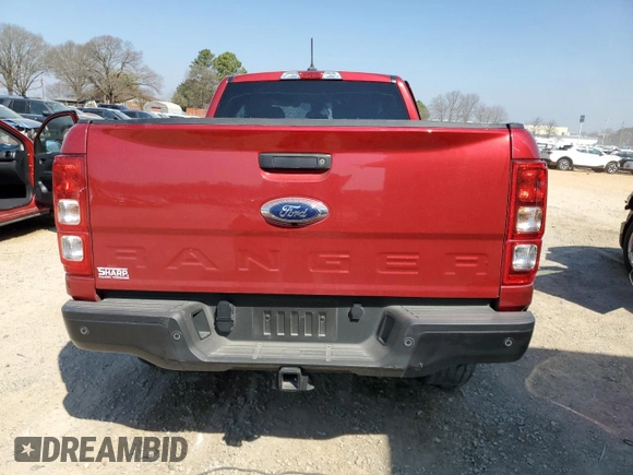 2021 Ford Ranger XL with VIN 1FTER1EH6MLD76657, listed as a Copart auction lot 48800855 with 28,909 mi miles and Salvage Title. Bid and sale history available at carsss.com. Image 6.