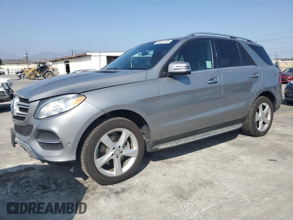 2016 Mercedes-Benz GLE 350 with VIN 4JGDA5JB5GA747217, listed as a Copart auction lot 62412715 with 94,479 mi miles and Salvage title. Bid and sale history available at DreamBid. Image 1.