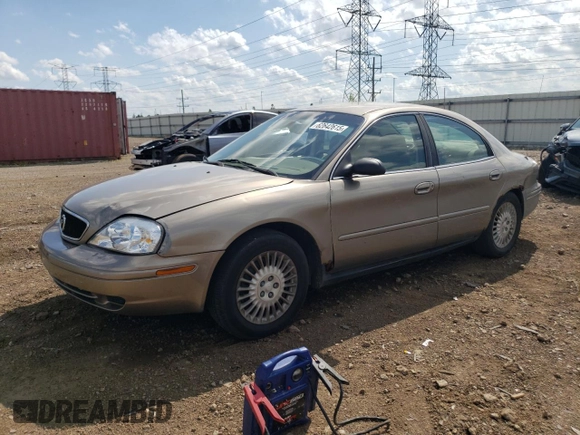 2003 Mercury Sable GS with VIN 1MEFM50U93G607264, listed as a Copart auction lot 62642615 with 136,851 mi miles and Salvage title. Bid and sale history available at DreamBid. Image 1.