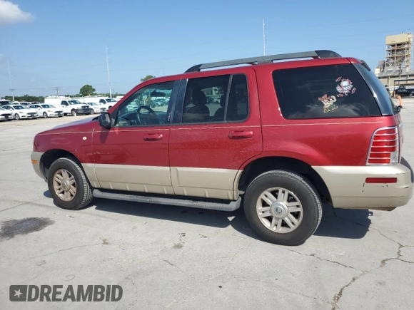 2005 Mercury Mountaineer Convenience with VIN 4M2ZU86K35UJ11915, listed as a Copart auction lot 61972765 with 129,775 mi miles and Salvage title. Bid and sale history available at DreamBid. Image 2.