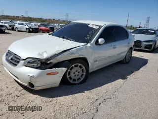 2000 Nissan Maxima GXE z VIN JN1CA31D1YT531301, wystawiony jako Copart lot #72937434 z przebiegiem Nie podano mil oraz Szkoda całkowita • Salvage title. Historia ofert i sprzedaży dostępna na DreamBid. Obrazek 1.