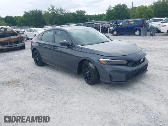 2025 Honda Civic Sport z VIN 19XFL2H83SE012838, wystawiony jako IAAI lot #42201903 z przebiegiem 4168 mil mil oraz . Historia ofert i sprzedaży dostępna na DreamBid. Obrazek 1.
