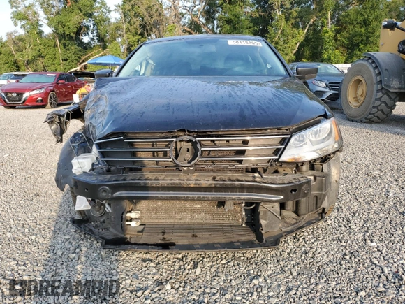 2015 Volkswagen Jetta S with VIN 3VW1K7AJ6FM201628, listed as a Copart auction lot 58118465 with 95,360 mi miles and Salvage title. Bid and sale history available at DreamBid. Image 5.