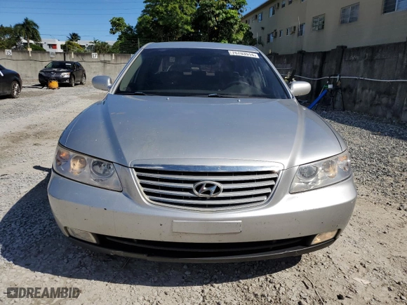 2007 Hyundai Azera GLS with VIN KMHFC46D47A242034, listed as a Copart auction lot 76703514 with 124,277 mi miles and Salvage Title. Bid and sale history available at carsss.com. Image 5.