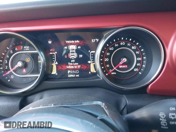 2022 Jeep Wrangler Unlimited Rubicon with VIN 1C4HJXFNXNW149063, listed as a IAAI auction lot 42130171 with 33,961 mi miles and . Bid and sale history available at DreamBid. Image 7.