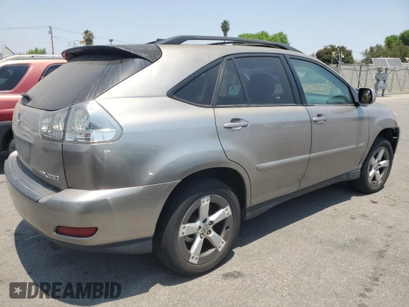 2005 Lexus RX 330 with VIN JTJGA31U050059147, listed as a Copart auction lot 64481685 with 185,305 mi miles and Salvage title. Bid and sale history available at DreamBid. Image 3.