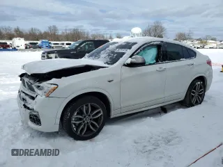 2017 BMW X4 M40i with VIN 5UXXW7C58H0U26056, listed as a Copart auction lot 88751415 with 0 mi miles and Salvage Title. Bid and sale history available at carsss.com. Image 1.