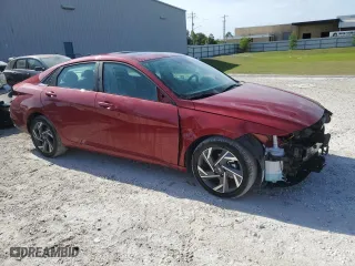 2025 Hyundai Elantra SEL Convenience with VIN KMHLS4DG9SU905298, listed as a Copart auction lot 53557615 with 8,565 mi miles and Clean Title. Bid and sale history available at carsss.com. Image 4.