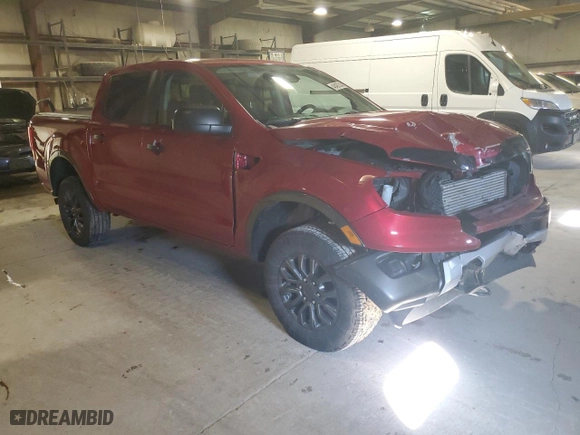 2020 Ford Ranger XL with VIN 1FTER4FHXLLA66526, listed as a Copart auction lot 48497245 with 50,117 mi miles and Salvage Title. Bid and sale history available at carsss.com. Image 4.