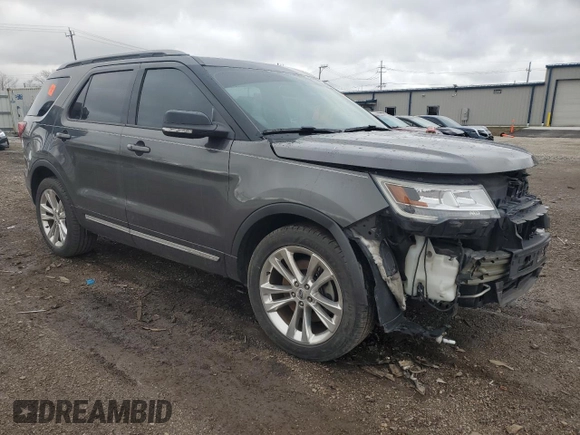 2018 Ford Explorer XLT with VIN 1FM5K7D85JGB05288, listed as a Copart auction lot 51078305 with 71,720 mi miles and Non Repairable. Bid and sale history available at DreamBid. Image 4.