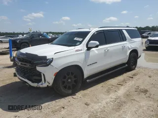 2023 Chevrolet Suburban z VIN 1GNSKDKL5PR286474, wystawiony jako Copart lot #55678915 z przebiegiem 96 049 mil mil oraz Szkoda całkowita • Salvage title. Historia ofert i sprzedaży dostępna na DreamBid. Obrazek 1.