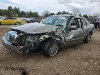 2000 Mercury Grand Marquis GS z VIN 2MEFM74W2YX733488, wystawiony jako Copart lot #54166105 z przebiegiem 80 227 mil mil oraz Szkoda całkowita • Salvage title. Historia ofert i sprzedaży dostępna na DreamBid. Obrazek 1.