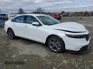 2025 Honda Accord EX-L z VIN 1HGCY2F69SA010120, wystawiony jako Copart lot #49388455 z przebiegiem 7 796 mil mil oraz Szkoda całkowita • Salvage title. Historia ofert i sprzedaży dostępna na DreamBid. Obrazek 4.