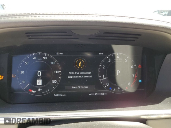 2019 Land Rover Range Rover Sport HSE с VIN SALWR2RV4KA828438, выставлен на аукционе Copart как лот 57420695 с пробегом 49 935 миль миль и Списание • Salvage title. История ставок и продаж доступна на DreamBid. Изображение 9.