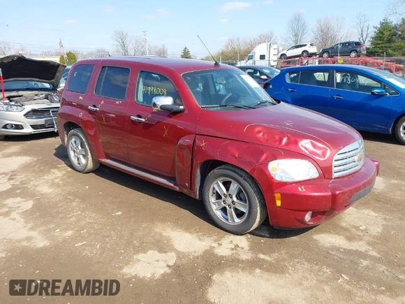 2009 Chevrolet HHR 1LT with VIN 3GNCA23BX9S527933, listed as a IAAI auction lot 41898008 with 83,624 mi miles and . Bid and sale history available at DreamBid. Image 1.
