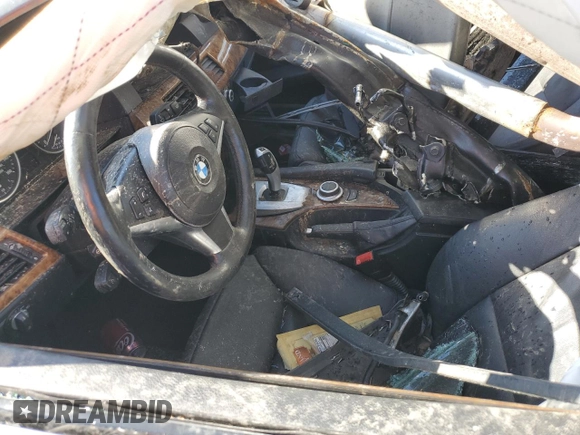 2008 BMW 5 Series 535xiT with VIN WBAPT73528CX01121, listed as a Copart auction lot 56124785 with Not provided miles and Non repairable. Bid and sale history available at DreamBid. Image 7.
