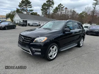 2014 Mercedes-Benz M ML 550 with VIN 4JGDA7DB5EA423124, listed as a Copart auction lot 53713385 with 215,650 mi miles and Clean Title. Bid and sale history available at carsss.com. Image 1.
