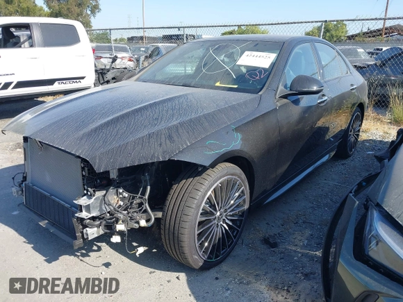 2025 Mercedes-Benz C 300 with VIN W1KAF4GB7SR257114, listed as a IAAI auction lot 42444525 with 256 mi miles and . Bid and sale history available at DreamBid. Image 2.