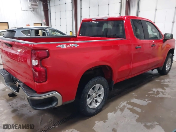 2019 Chevrolet Silverado 1500 Work Truck with VIN 1GCRYAEH9KZ299622, listed as a IAAI auction lot 41329432 with 79,283 mi miles. Bid and sale history available at carsss.com. Image 4.