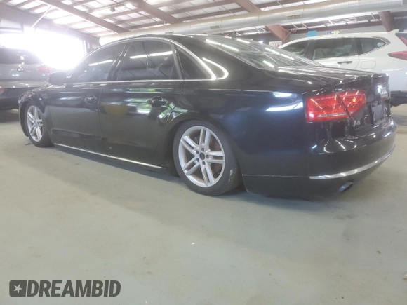 2013 Audi A8 3.0L with VIN WAUAGAFD1DN030212, listed as a Copart auction lot 60301465 with 109,730 mi miles and Clean title. Bid and sale history available at DreamBid. Image 2.