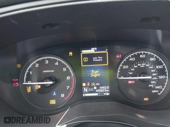 2020 Subaru Forester with VIN JF2SKADC1LH598992, listed as a IAAI auction lot 42382310 with 45,923 mi miles and . Bid and sale history available at DreamBid. Image 7.