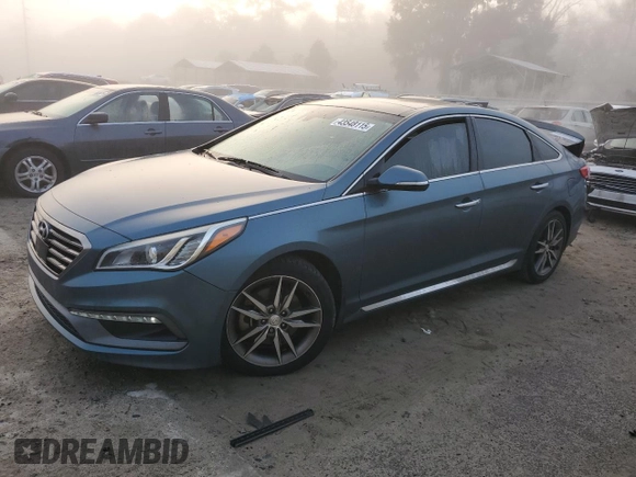 2015 Hyundai Sonata Sport z VIN 5NPE34ABXFH083470, wystawiony jako Copart lot #43548115 z przebiegiem 110 746 mil mil oraz Szkoda całkowita • Salvage title. Historia ofert i sprzedaży dostępna na DreamBid. Obrazek 1.