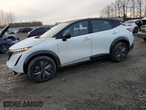 2024 Nissan ARIYA Engage with VIN JN1CF0BB1RM732236, listed as a Copart auction lot 84108614 with 4,547 mi miles and Salvage Title. Bid and sale history available at DreamBid. Image 1.