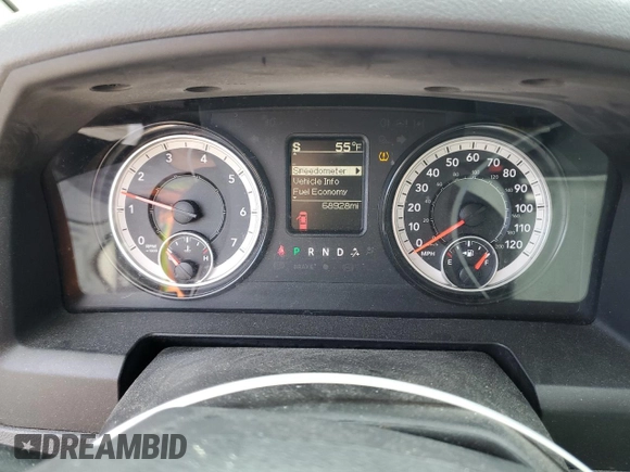 2017 Ram 1500 Tradesman with VIN 1C6RR7FG8HS618751, listed as a Copart auction lot 80018654 with 68,928 mi miles and Salvage title. Bid and sale history available at DreamBid. Image 9.