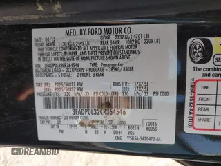 2012 Ford Fusion Hybrid z VIN 3FADP0L32CR364546, wystawiony jako IAAI lot #42418735 z przebiegiem 148 242 mil mil oraz . Historia ofert i sprzedaży dostępna na DreamBid. Obrazek 9.