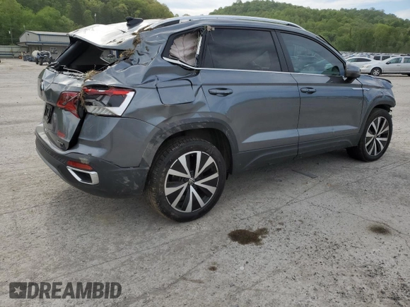 2023 Volkswagen Taos SE z VIN 3VVNX7B20PM301191, wystawiony jako Copart lot #56571775 z przebiegiem 60 301 mil mil oraz Szkoda całkowita • Salvage title. Historia ofert i sprzedaży dostępna na DreamBid. Obrazek 3.