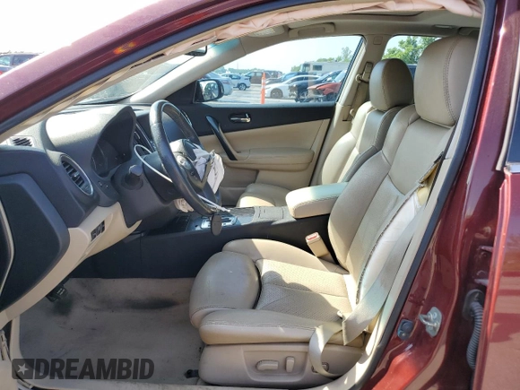 2013 Nissan Maxima SV with VIN 1N4AA5AP3DC826703, listed as a Copart auction lot 57340645 with 152,937 mi miles and Salvage title. Bid and sale history available at DreamBid. Image 7.