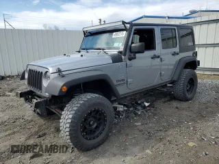 2014 Jeep Wrangler Unlimited Sport with VIN 1C4BJWDG3EL108151, listed as a Copart auction lot 49862315 with 104,417 mi miles and Salvage Title. Bid and sale history available at carsss.com. Image 1.