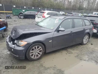 2007 BMW 3 Series 328xi z VIN WBAVT73517FZ36937, wystawiony jako Copart lot #84458504 z przebiegiem 109 143 mil mil oraz Szkoda całkowita • Salvage title. Historia ofert i sprzedaży dostępna na DreamBid. Obrazek 1.