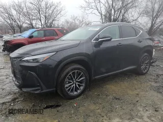2025 Lexus NX 350 z VIN 2T2AGCEZ4SC062112, wystawiony jako Copart lot #43895975 z przebiegiem 7 565 mil mil oraz Szkoda całkowita • Salvage title. Historia ofert i sprzedaży dostępna na DreamBid. Obrazek 1.