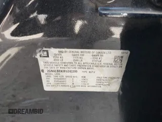 2015 Chevrolet Equinox LT with VIN 2GNALBEK8F6243399, listed as a IAAI auction lot 42151222 with 209,539 mi miles and . Bid and sale history available at DreamBid. Image 9.