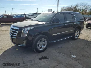 2018 Cadillac Escalade Luxury with VIN 1GYS3BKJXJR348574, listed as a Copart auction lot 81994574 with 143,867 mi miles and Salvage Title. Bid and sale history available at carsss.com. Image 1.