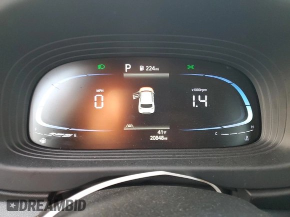 2023 Hyundai Venue SE with VIN KMHRB8A36PU212828, listed as a Copart auction lot 48452274 with 20,848 mi miles and Clean Title. Bid and sale history available at DreamBid. Image 9.