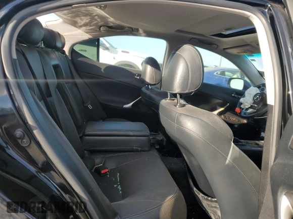 2011 Lexus IS 350 with VIN JTHBE5C21B5026034, listed as a Copart auction lot 78026684 with 0 mi miles and Salvage Title. Bid and sale history available at carsss.com. Image 10.