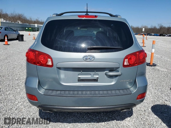 2007 Hyundai Santa Fe GLS with VIN 5NMSG73DX7H085144, listed as a Copart auction lot 51442225 with 160,370 mi miles and Salvage title. Bid and sale history available at DreamBid. Image 6.