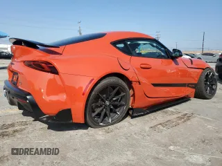 2024 Toyota Supra 3.0 with VIN WZ1DB0G09RW062378, listed as a Copart auction lot 63225635 with Not provided miles and Salvage title. Bid and sale history available at DreamBid. Image 3.