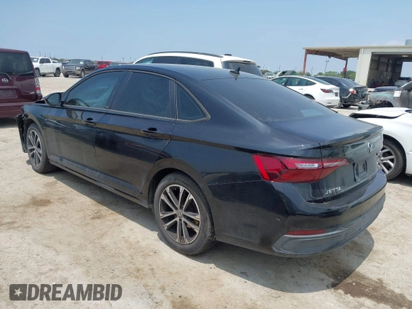 2024 Volkswagen Jetta Sport with VIN 3VWAM7BU3RM018730, listed as a IAAI auction lot 42158484 with 19,482 mi miles and . Bid and sale history available at DreamBid. Image 3.