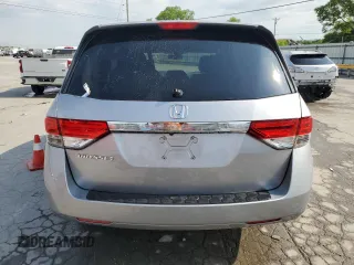 2016 Honda Odyssey EX-L with VIN 5FNRL5H66GB132308, listed as a Copart auction lot 55299495 with 143,174 mi miles and Salvage Title. Bid and sale history available at DreamBid. Image 6.