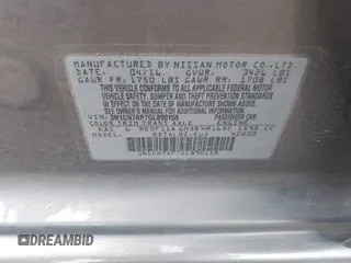 2016 Nissan Versa S Plus z VIN 3N1CN7AP7GL890158, wystawiony jako IAAI lot #42490338 z przebiegiem 180 520 mil mil oraz . Historia ofert i sprzedaży dostępna na DreamBid. Obrazek 9.